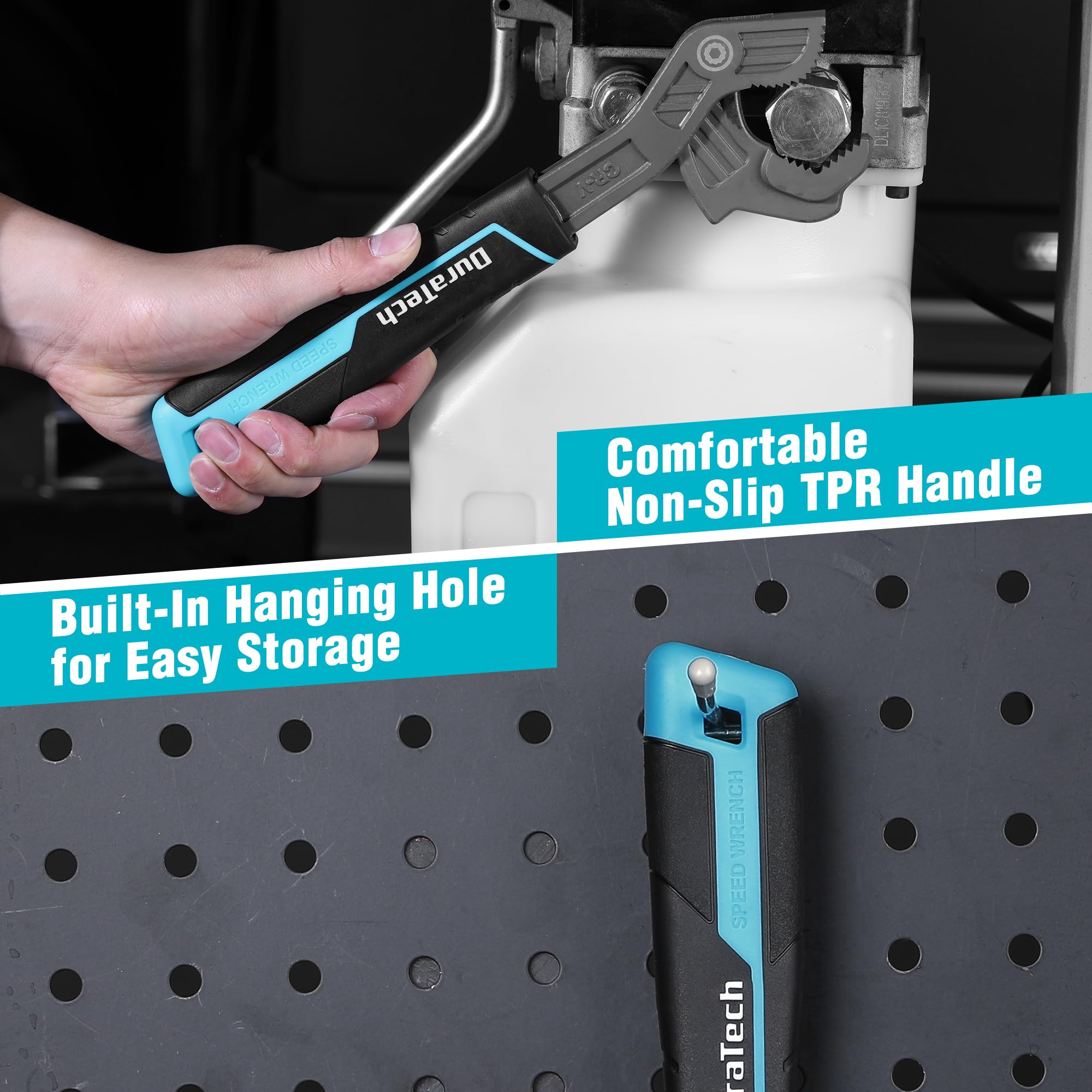 DURATECH Self-Adjusting Pipe Wrench - FREE SHIPPING -6