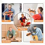 DODOWIN Connectable Contour Gauge 10+5 Inch, Fathers Day Gift Ideas for Him, Profile Gauge for Tile Cutter Flooring Measuring Woodworking Carpenter Tools, Unique Gifts Ideas for Men Dad Him Birthday