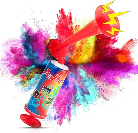 Dzanken Air HornSet of 2Loud Party Horns, Signal Horn, Bull Horns