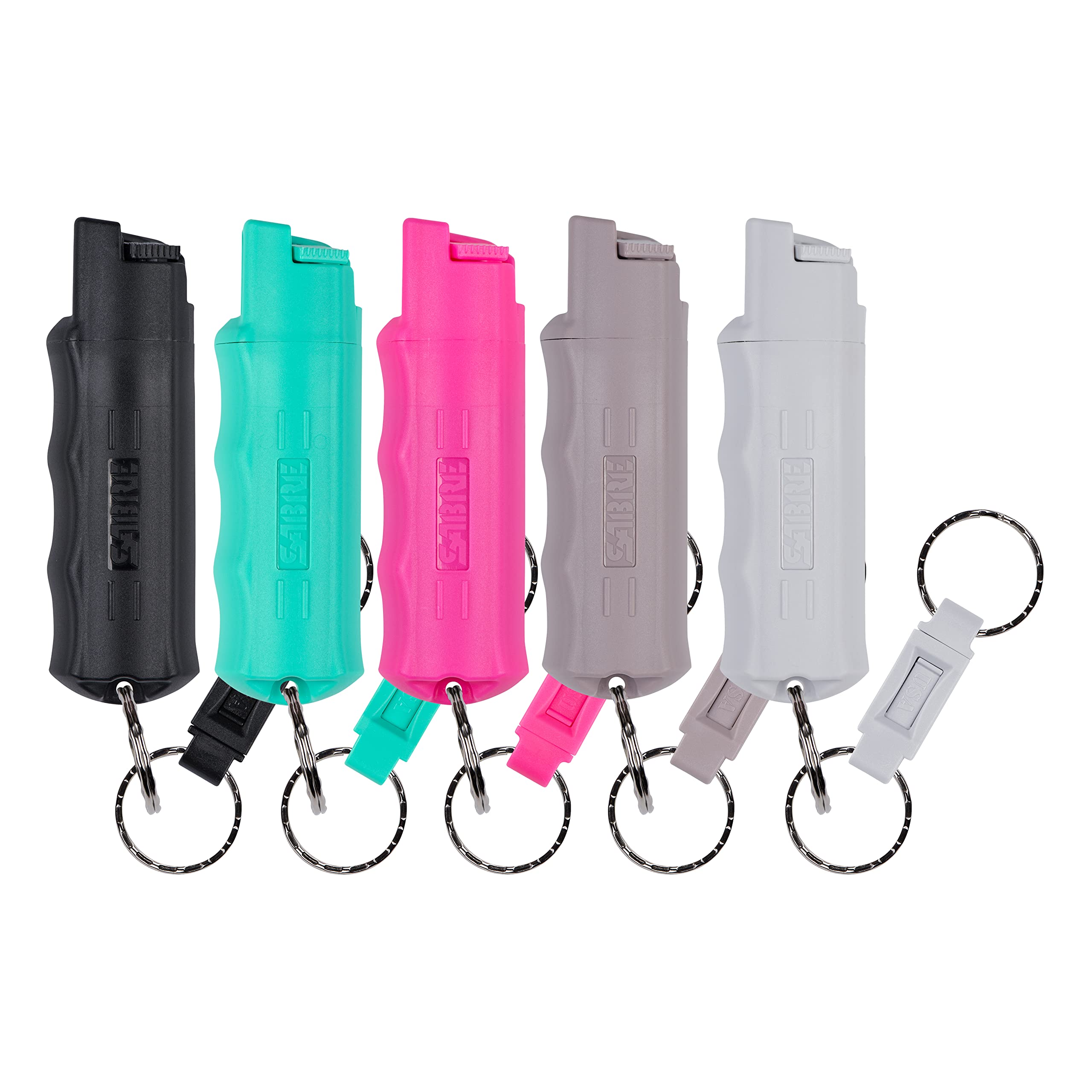 Pepper Spray, Quick Release Keychain for Easy Carry and Fast Access, Finger Grip for Faster Aim, 3X Longer Spray Time - Up to 10 Seconds, Max Police Strength OC Spray, 0.54 fl oz, Secure Safety