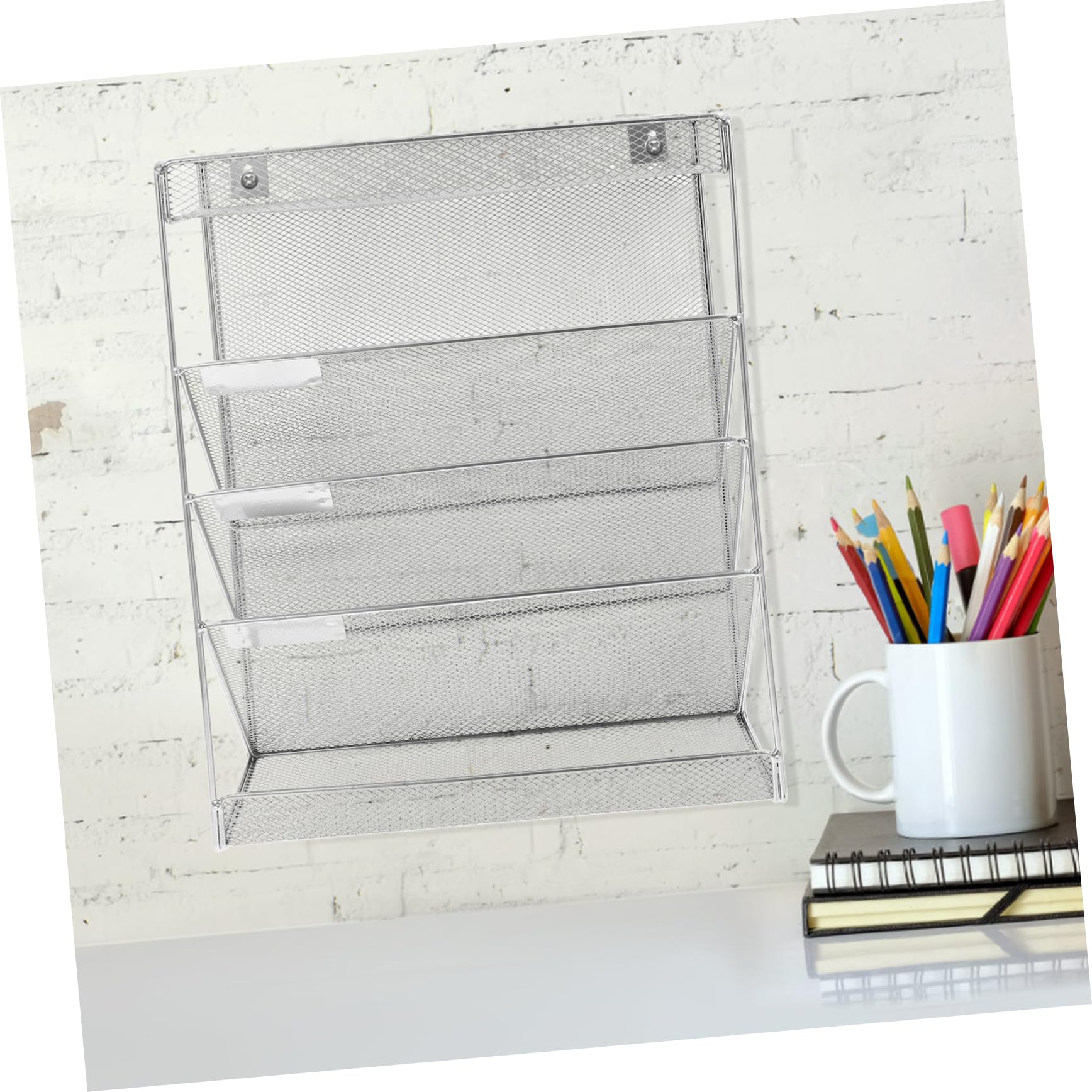 ARTIBETTER Wand-dokumentenhalter Aus Metall Hängeregistratur-organizer Wandablage Mehrschichtiger Ordnerhalter Papiere Für Büro Und Dokumentenmanagement