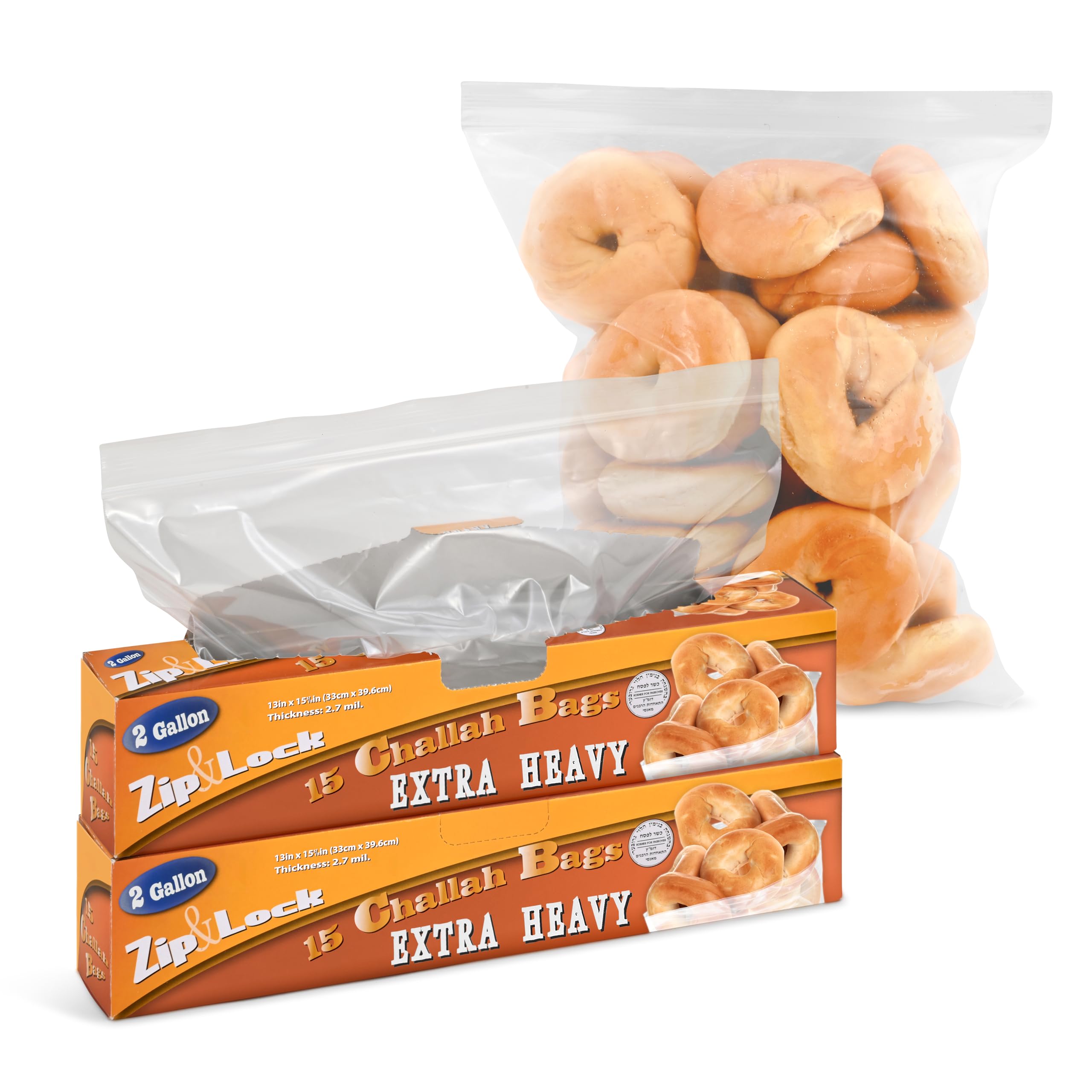 Amazon.com: 30 Count 2 Gallon Freezer Bags, Zipper Plastic Storage Bags ...