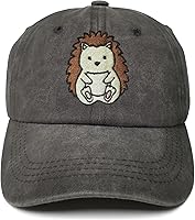 Vista 26 de Gorras de béisbol bordadas con animales para niño y niña