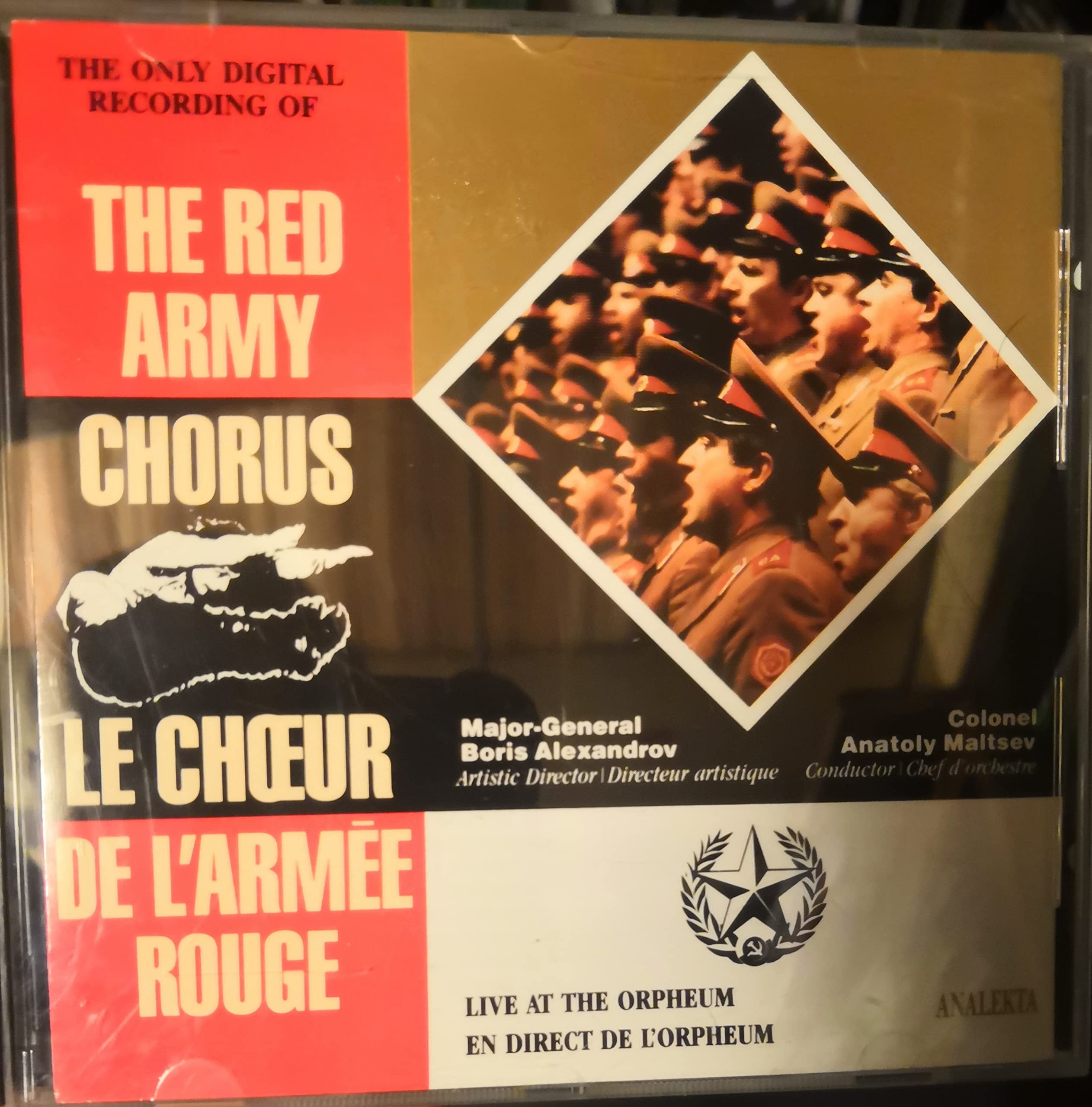 The Red Army Chorus: Live At The Orpheum [Audio CD] Boris Alexandrov; Anatoly Maltsev and Red Army Chorus