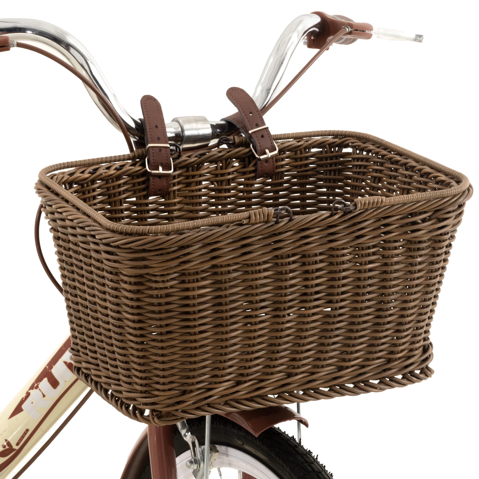 GRANNY SAYS Adult Bike Basket Front, Bicycle Baskets with Adjustable Straps