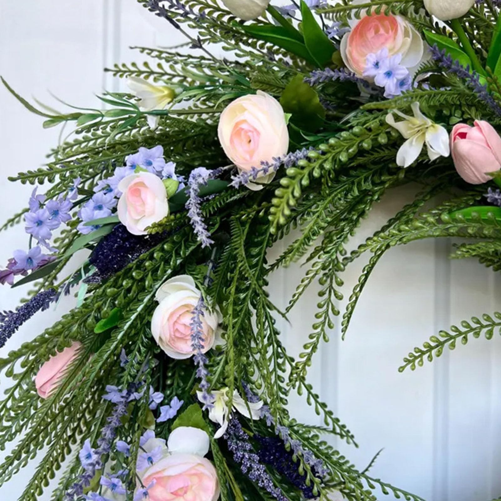 Fockety Floreale di Peonia Artificiale per Porta D'ingresso, Decorazione