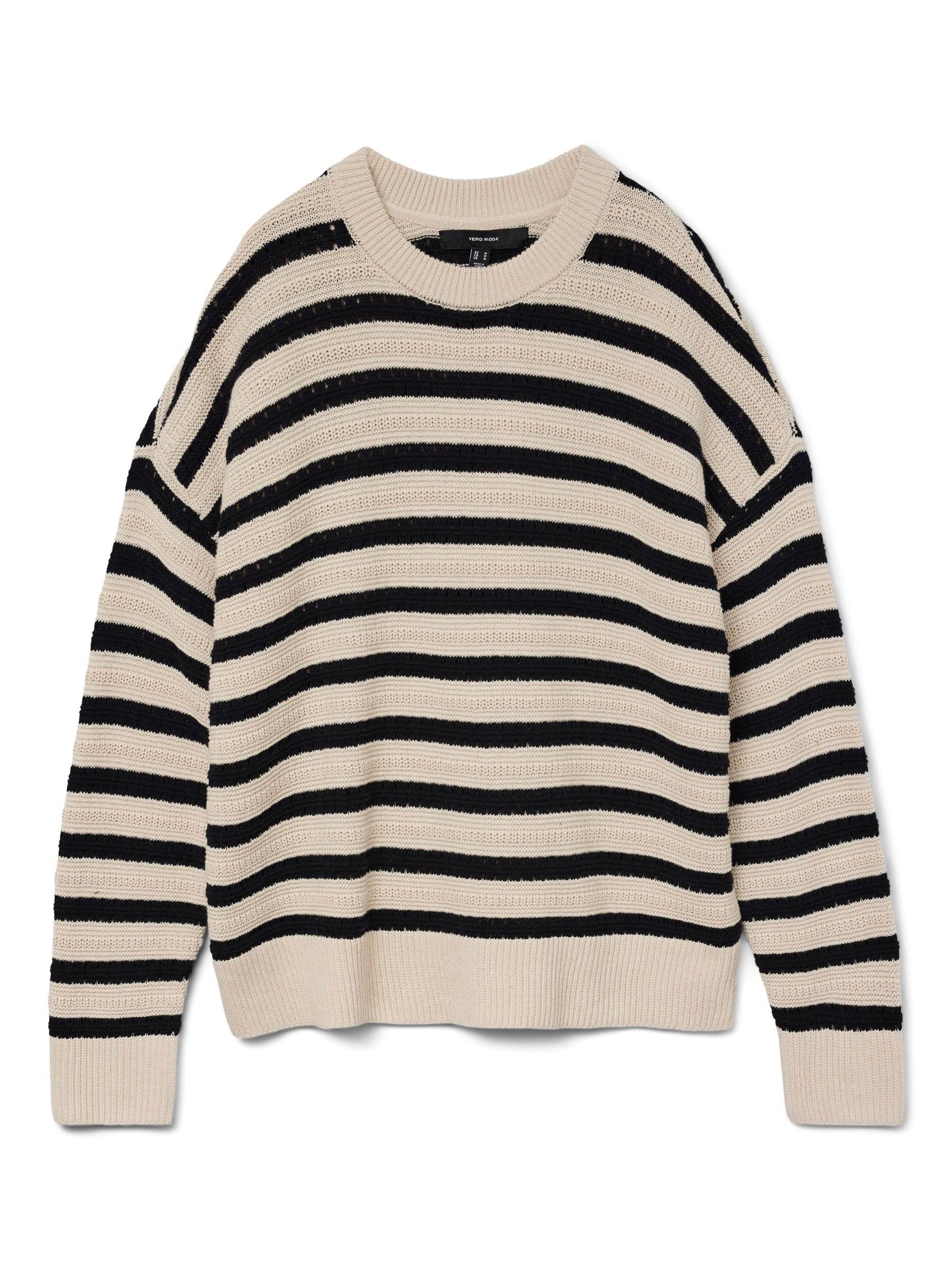 VERO MODA Vmcalla LS O-Neck Pullover Noos, Birch, XS