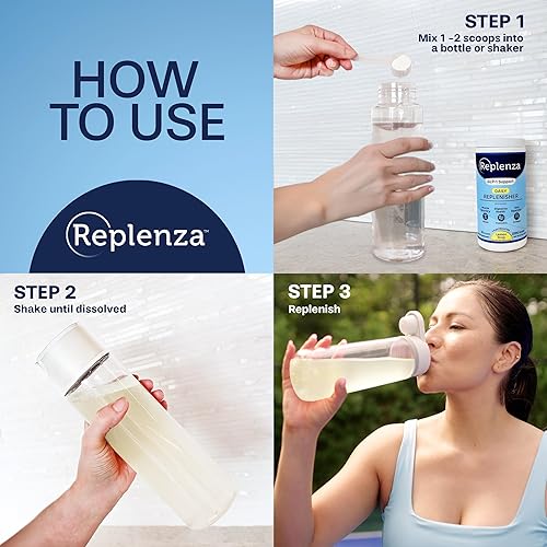 Miniatura 2 de Replenza Daily Replenisher GLP-1 Apoyo nutricional, polvo, recuperación muscular, salud digestiva y elasticidad de la piel, mezcla de aminoácidos,