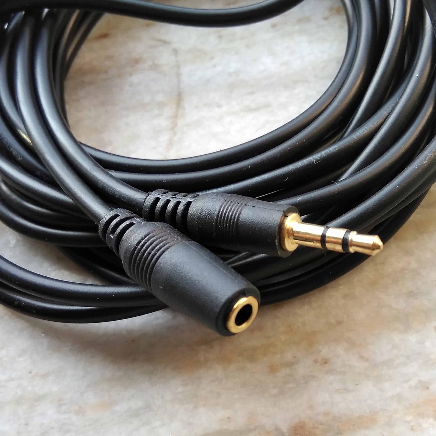 Gold Plated Male to Female 3.5mm...