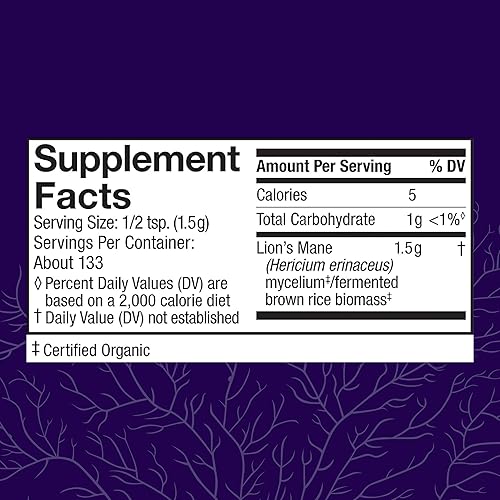 Miniatura 2 de Host Defense Polvo de melena de león - Suplemento de apoyo a la salud cerebral - Suplemento de hongos para apoyar la función de enfoque y memoria -