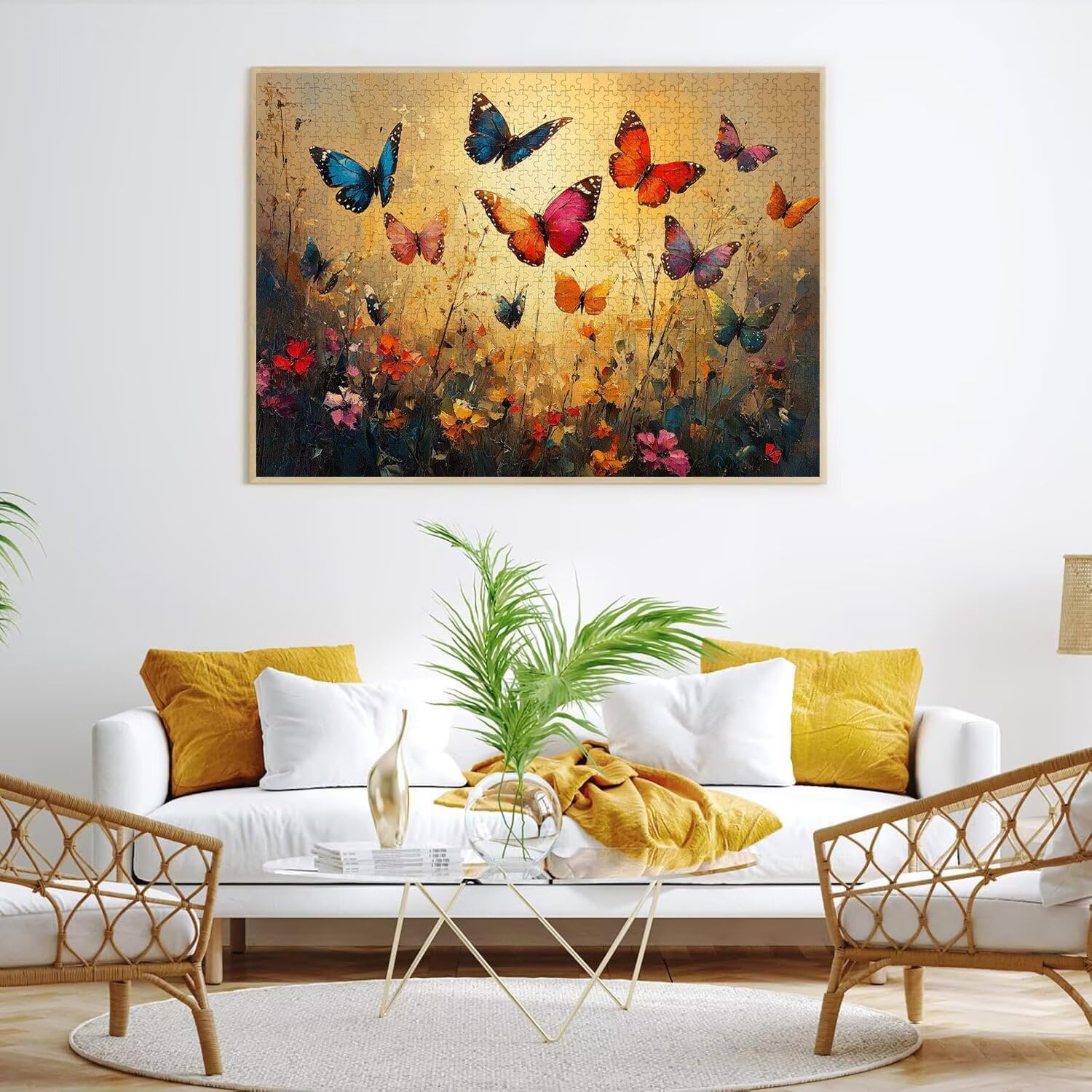 3000 sztuk puzzli dla dorosłych gry rodzinne, motyw motyla n-234
