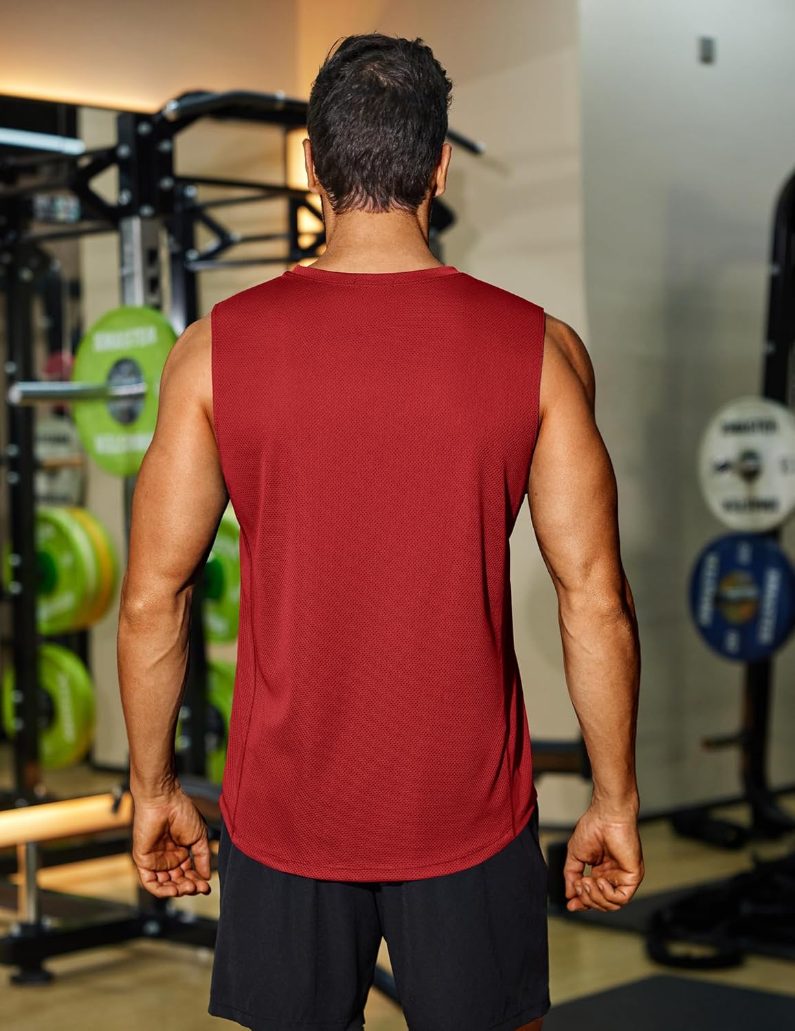 COOFANDY Sleeveless Muscle Shirts for Men Dry Fit Workout Gym Tank Tops Summer Swim Beach Shirt - Image 6