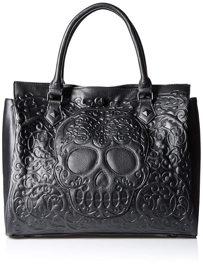 Amazon.com: Loungefly Lattice Skull Tote Shoulder Bag Amazon.com: Loungefly Lattice Skull Tote Shoulder Bag