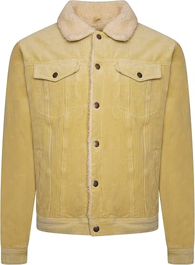 yellow trucker jacket