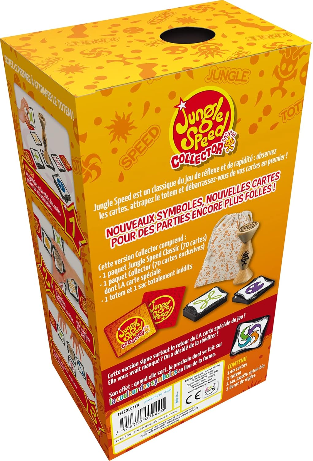 Zygomatic | Jungle Speed Collector | Card Game | Ages 7+ | 2-10 Players | 15+ Minutes Playing Time