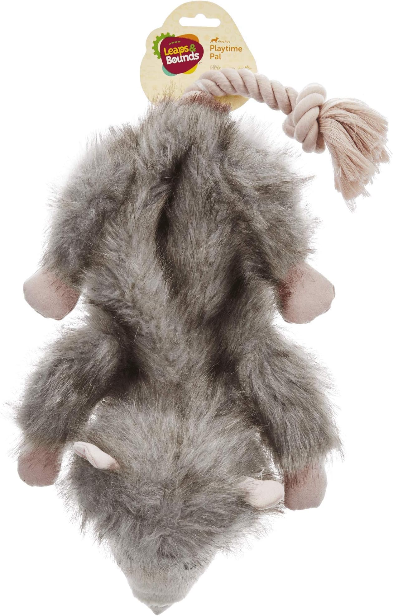 Leaps & Bounds Large Wildlife Opossum Toy, Multi-Color