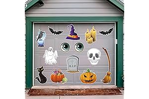 14 Pcs Halloween Outdoor Pumpkin Car Decoration for Garage, Trunk or Treat, Yard