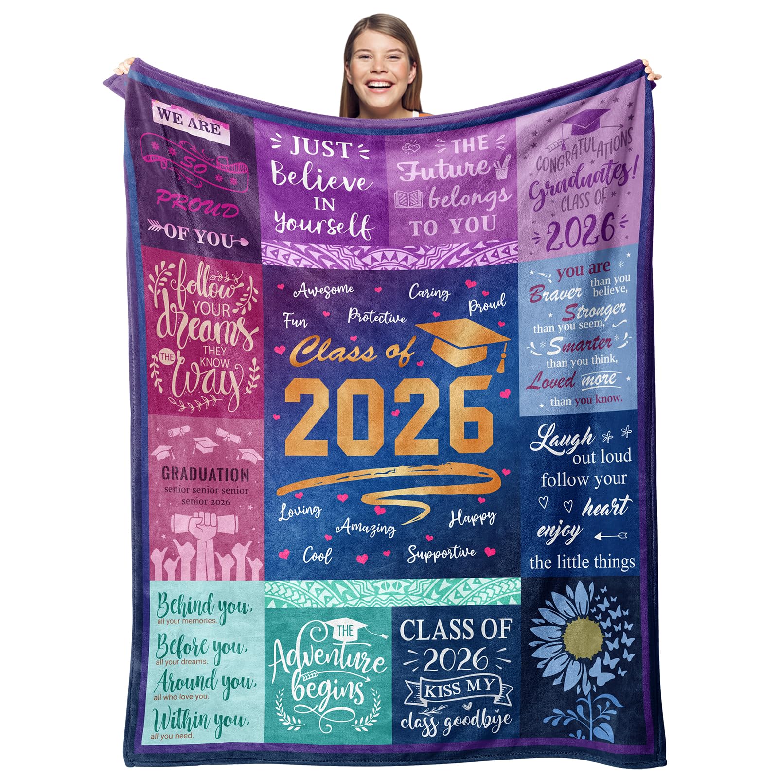 Graduation Throw Blanket