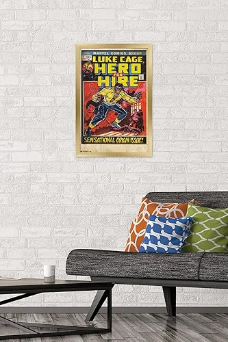 Miniatura 8 de Trends International Marvel Comics-Luke Cage-Hero - Póster de pared #1, 22.375 x 34 pulgadas, versión con marco negro