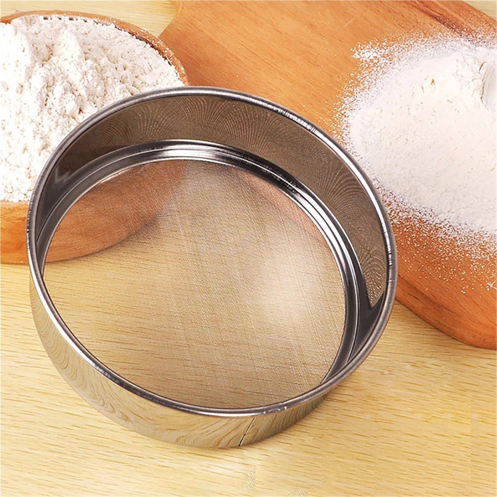Tamiz de Cocina for harina, té, Pasta, colador, Tamis, Malla, utensilio for arroz, 2 uds para Hogar Cocina
