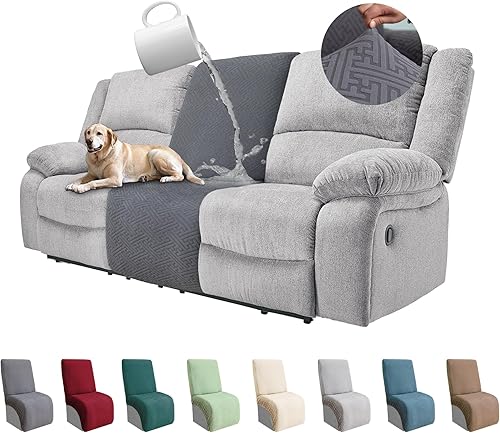 Miniatura 167 de Fundas 100% impermeables para sofá reclinable seccional, fundas para sofá reclinable en forma de L, funda para sofá seccional de esquina en forma de