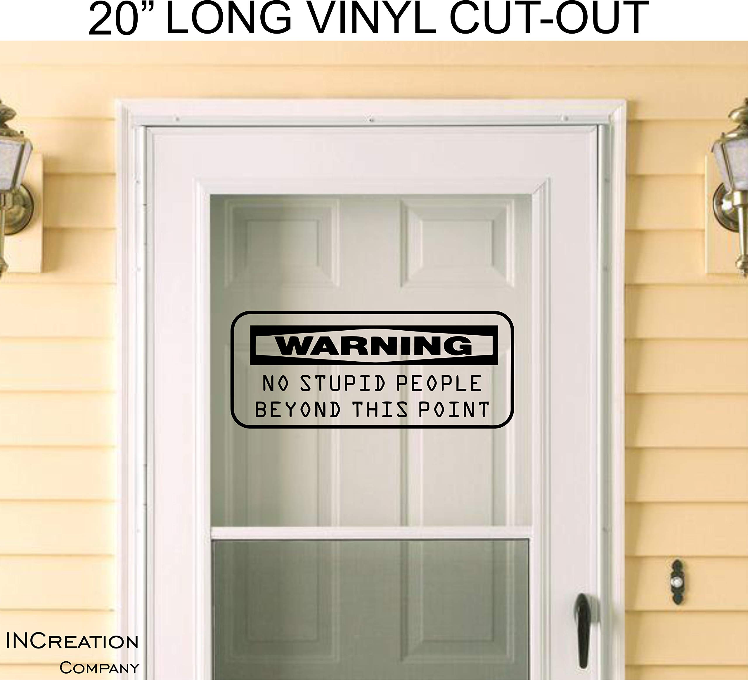 Buy INCreation Company Door Vinyl Sign Decal Sticker Security