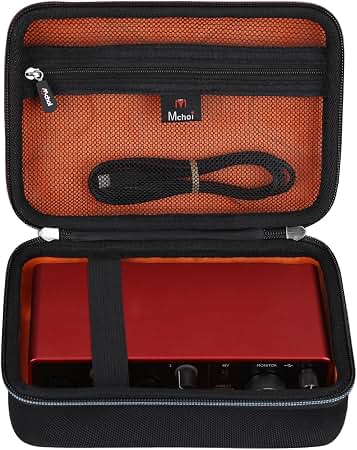 Amazon.com: Case for Focusrite Scarlett 2i2 4th Gen USB Audio