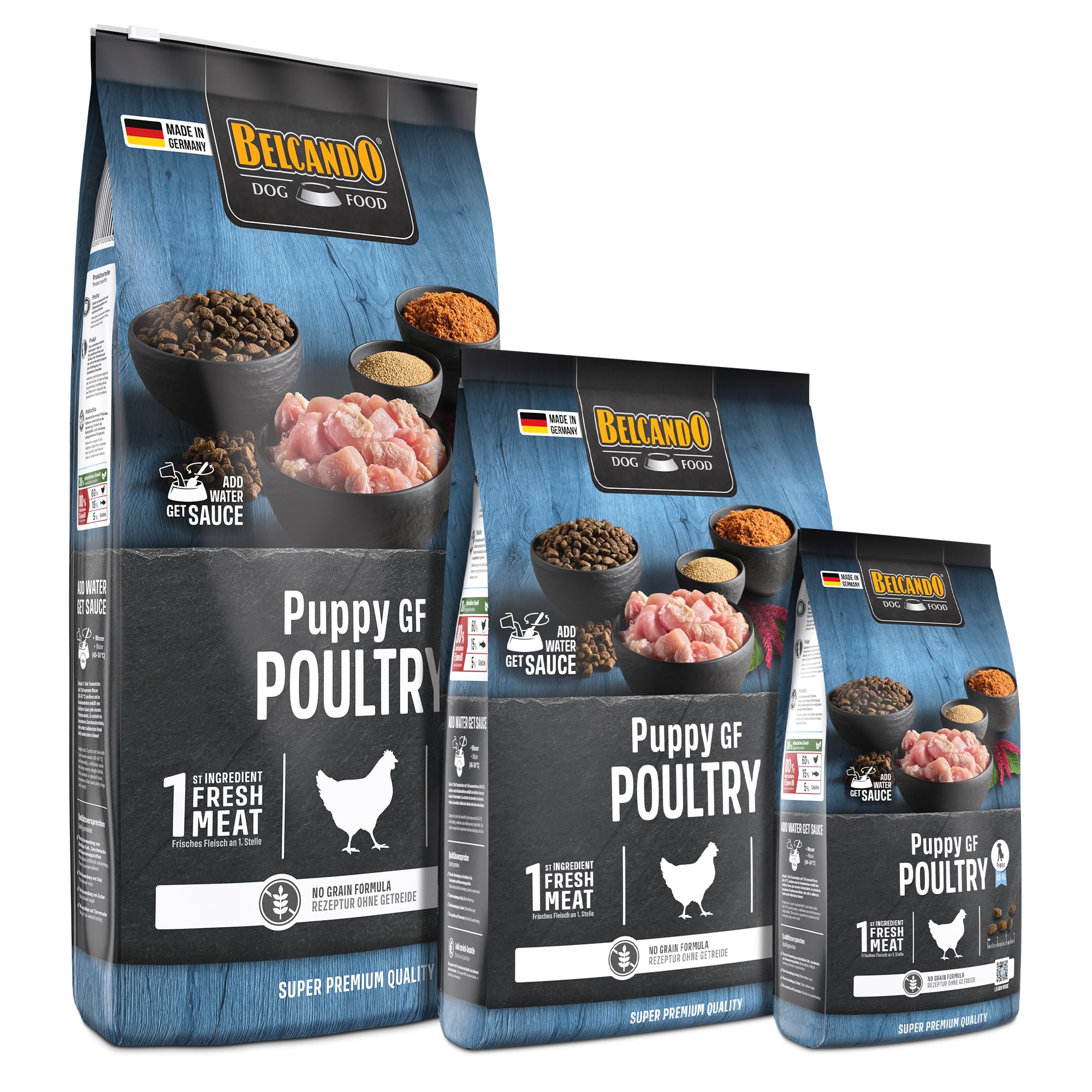 BELCANDO Puppy GF Poultry [1 kg] Grain Free Puppy Food | Puppy
