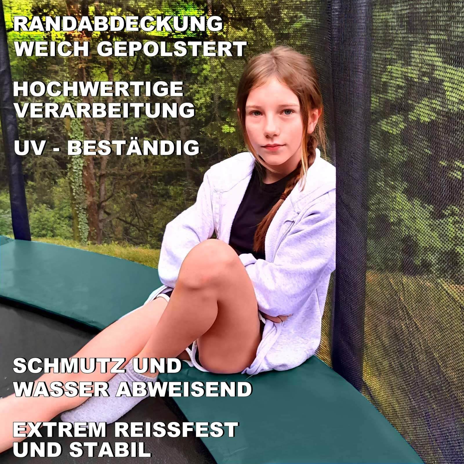 Trampolin Randabdeckung Ø 200 270 330 380 430 cm Federabdeckung Randschutz Schutzrand Umrandung Abdeckung Polsterung Ersatzteile Gartentrampoline Outdoor