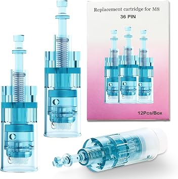 Dr Pen M8 36 Pin Microneedling Pen Cartridges, 12Pcs