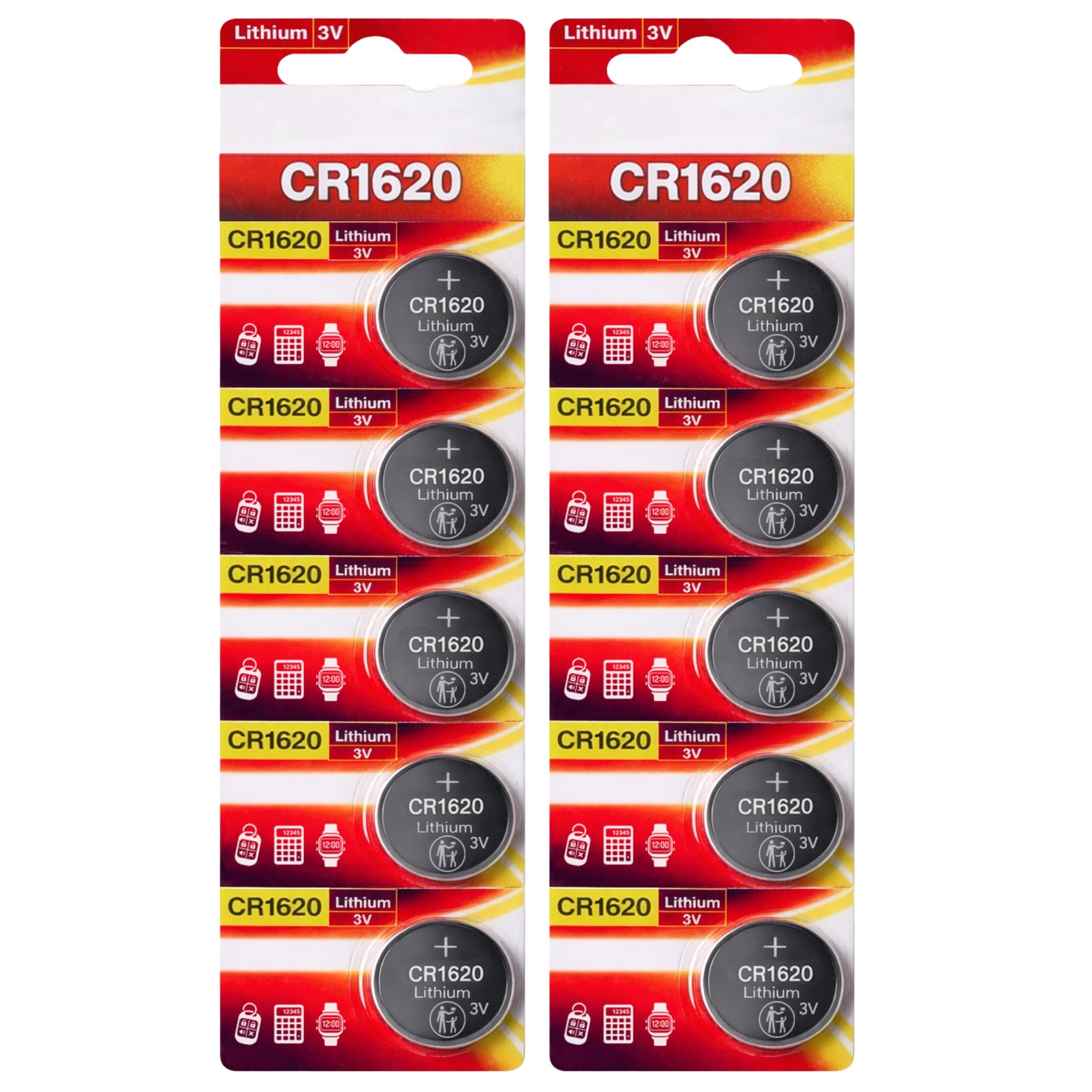 CR2032 Batteries, Long Lasting 3V Lithium Coin Cell 2032 Battery for Apple Airtag, Car Key Fobs, Watches, Heart Rate Monitors, Scales, LED Candles, Calculators & Other Small Devices (Pack of 2) — view 33