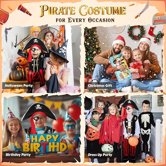 Disfraz de Pirata para Niño miniatura 4