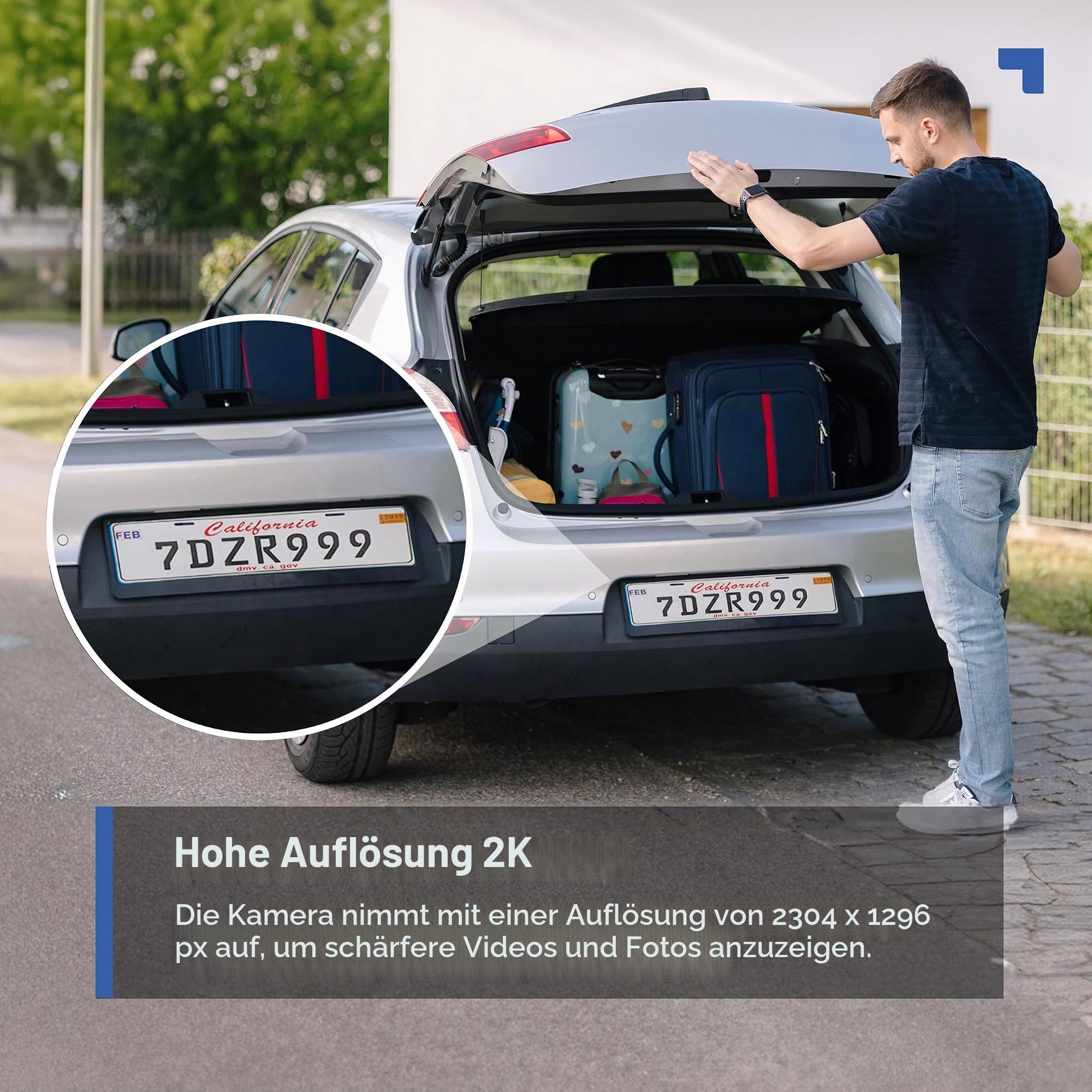 Tapo C410 KIT Solar Überwachungskamera Aussen Akku, 2K 3MP, Farbnachtsicht, MicroSD-Speicher, 6400-mAh Nicht entfernbarer Akku, Zwei-Wege-Audio, Personenerkennung, Alexa&Google Assistant, 2,4 GHz