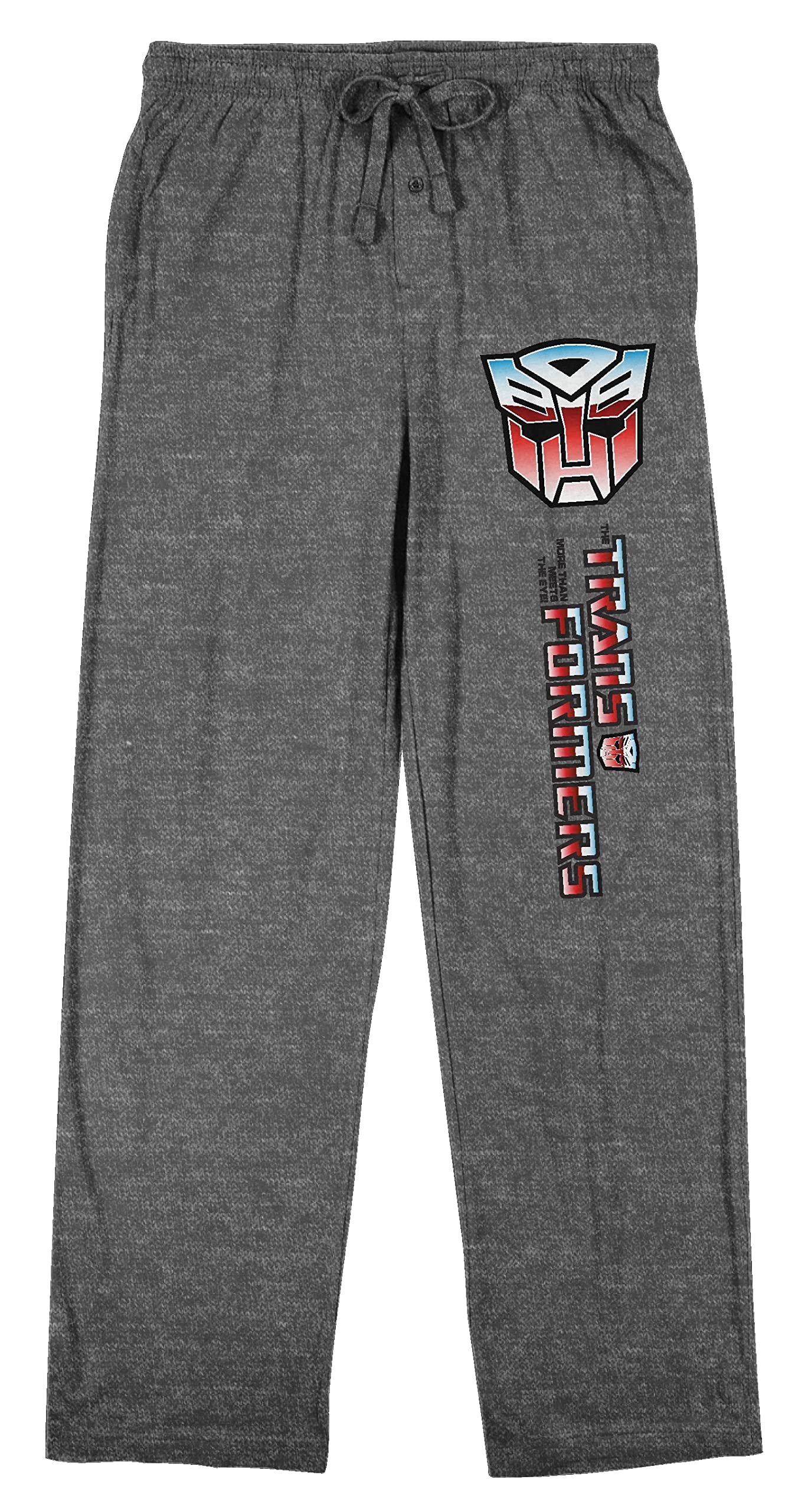 BioworldTransformers Autobots Logo Men's Heather Gray Sleep Pajama Pants