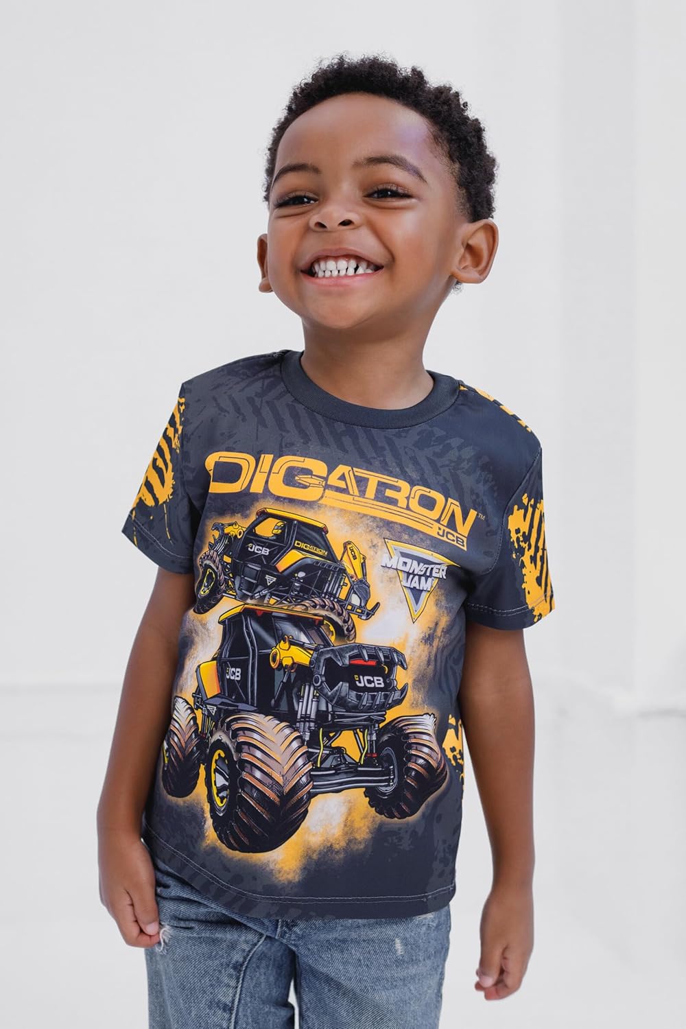 Monster Jam Matching Family T-Shirt Toddler to Adult Grave Digger El Toro Loco Megalodon - Image 2