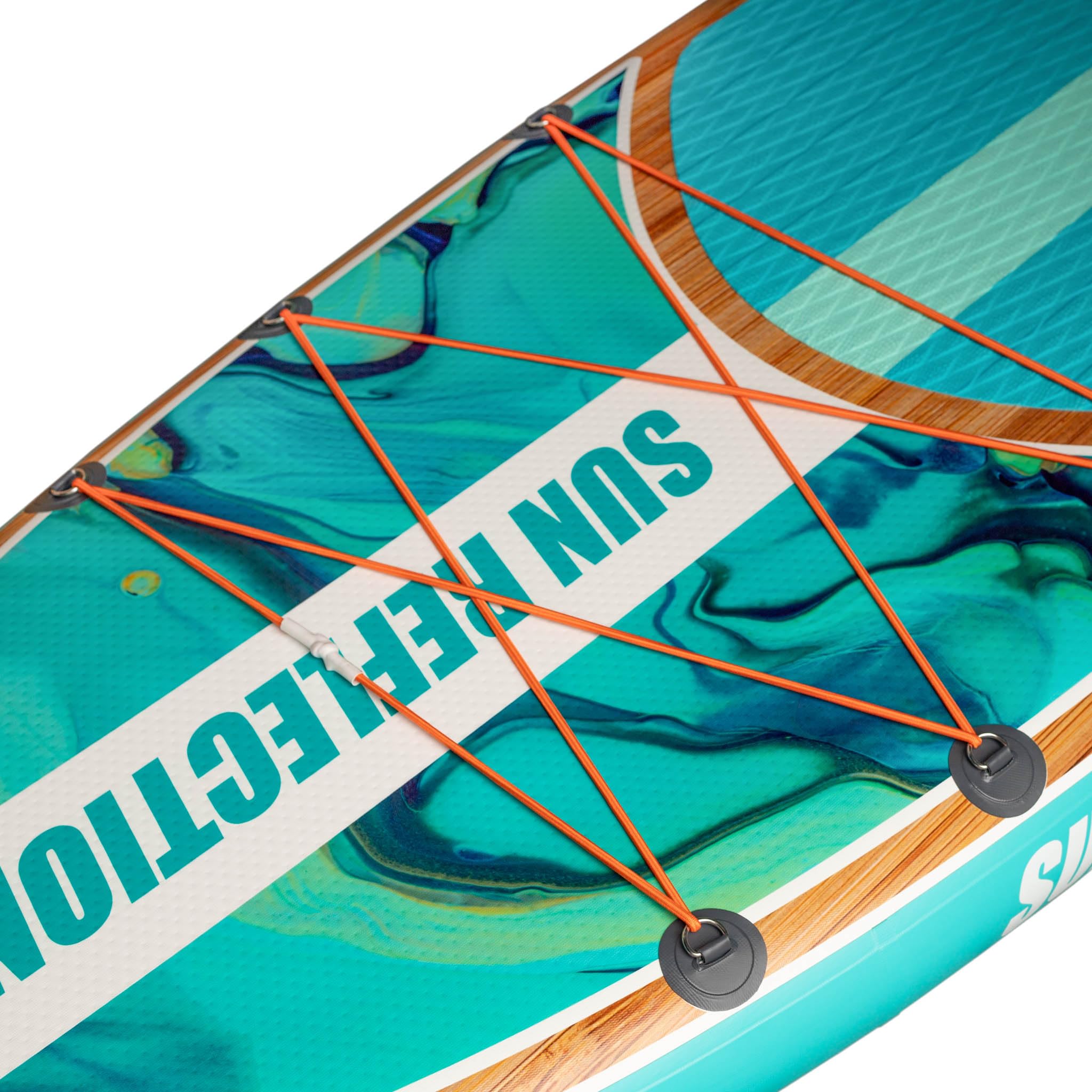 Sun Reflections - Planche de SUP gonflable Allround pour débutants - Kit complet