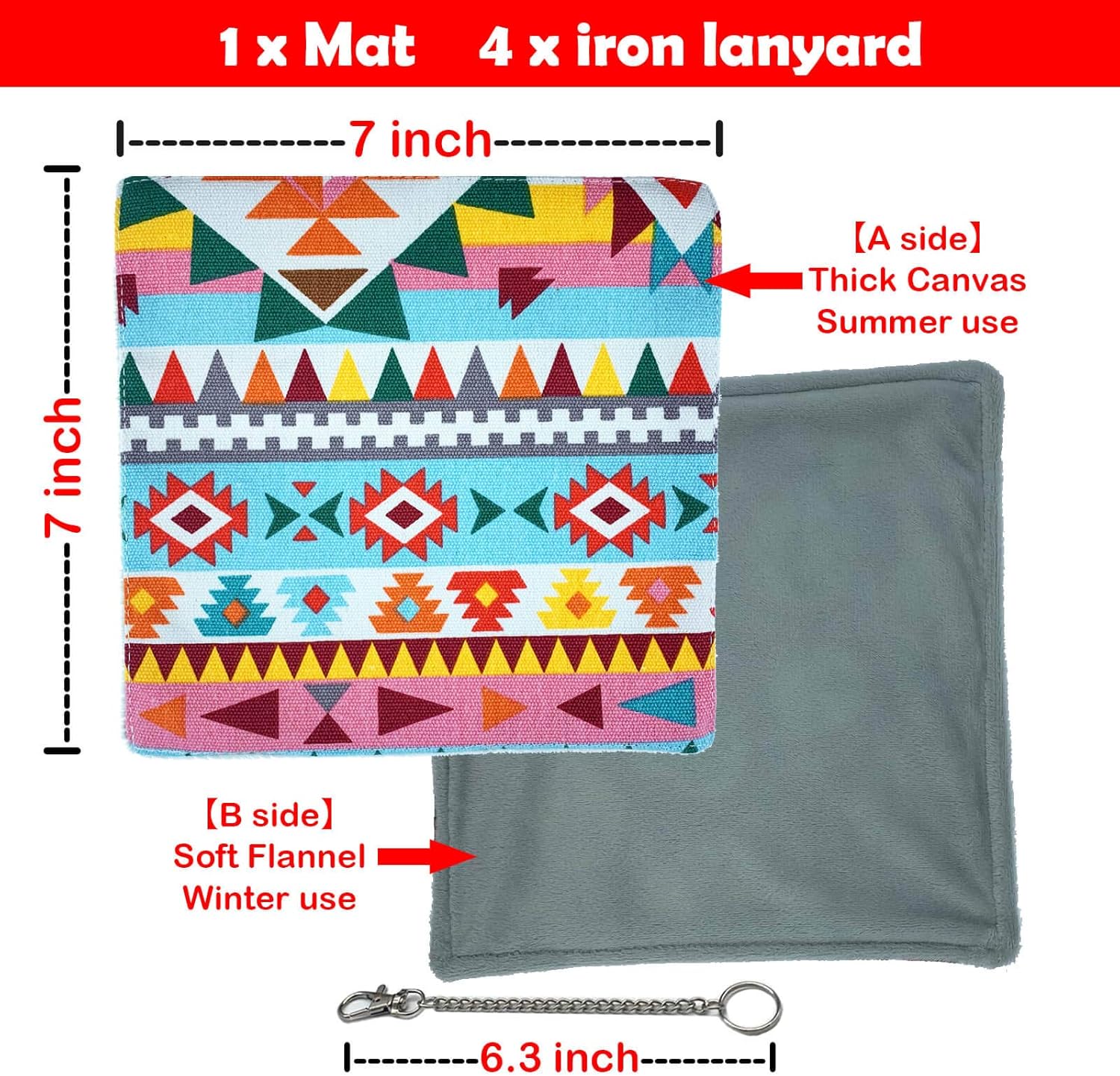 Guinea Pig Chinchillas Squirrel Hedgehog Suger Glider Hamster Bird Ferret Double Door Bed Home House Hammock Small Pet Animal Hanging Cage Nest Tent for Summer Airy and Cool (Double Door, Large) : Pet Supplies