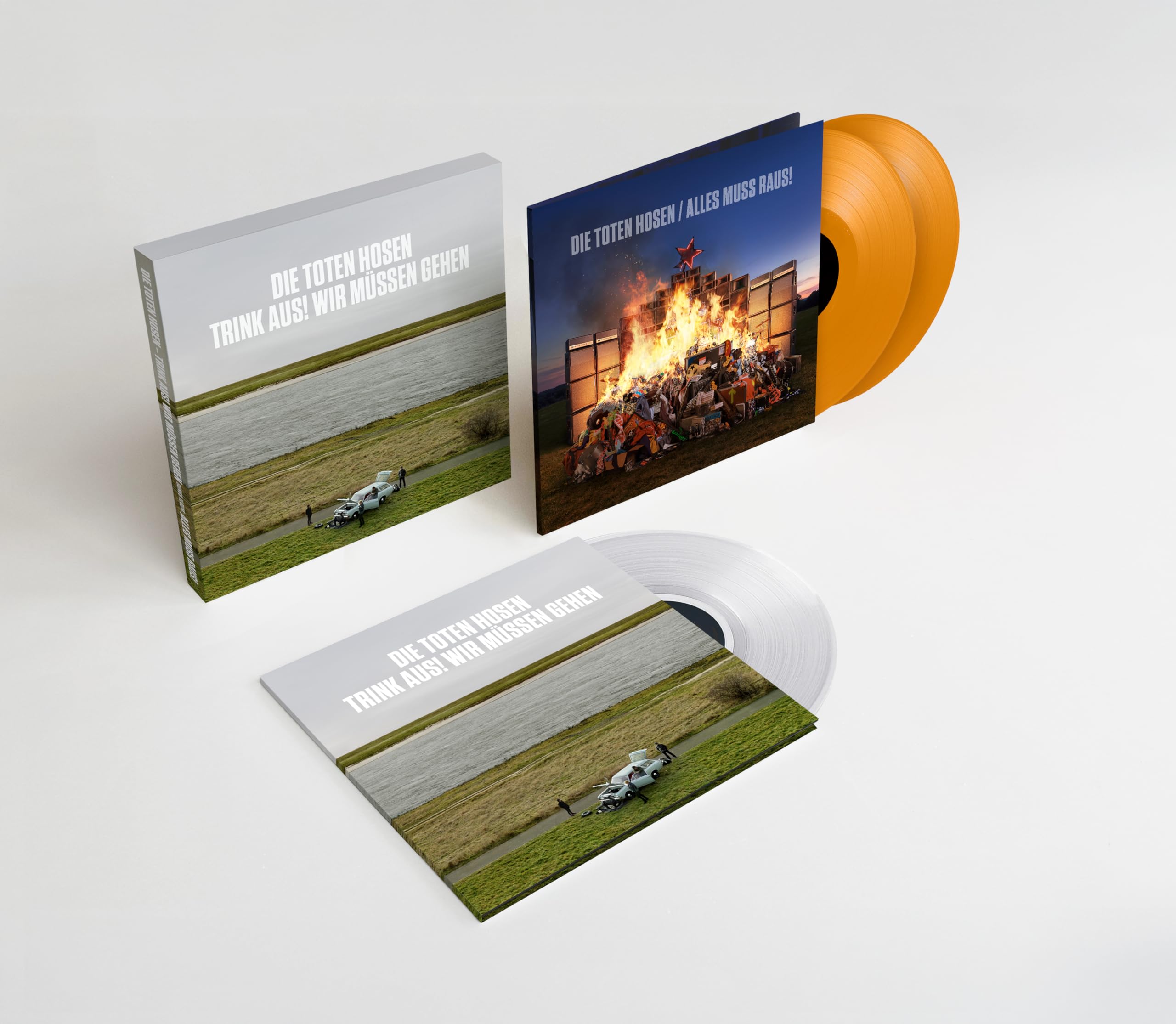 „Trink aus, wir müssen gehen!“ + Bonusalbum „Alles muss raus!“: Limitierte & nummerierte Deluxe-Dreifach-Vinyl-Edition [Vinyl LP]