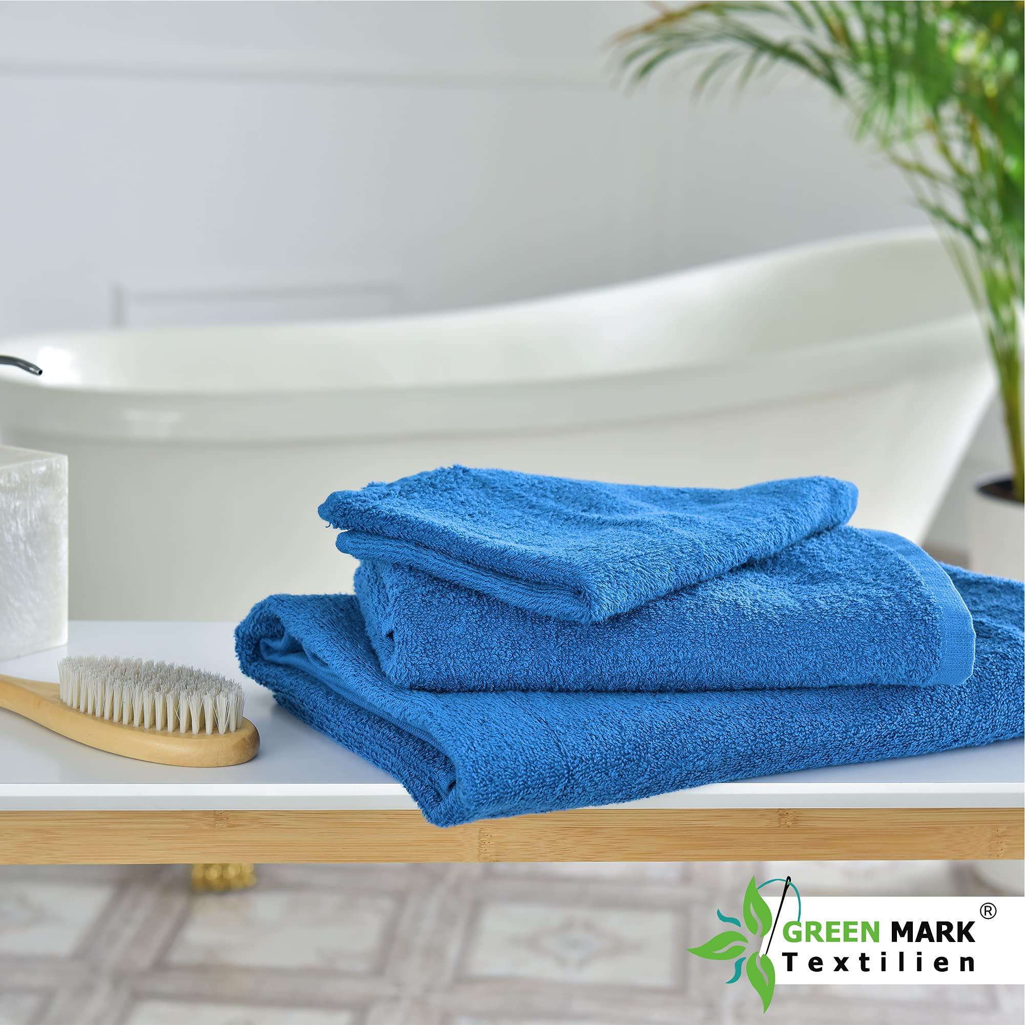 NatureMark Frottier-Handtücher – 8er Pack, 50x100 Cm, 100% Baumwolle