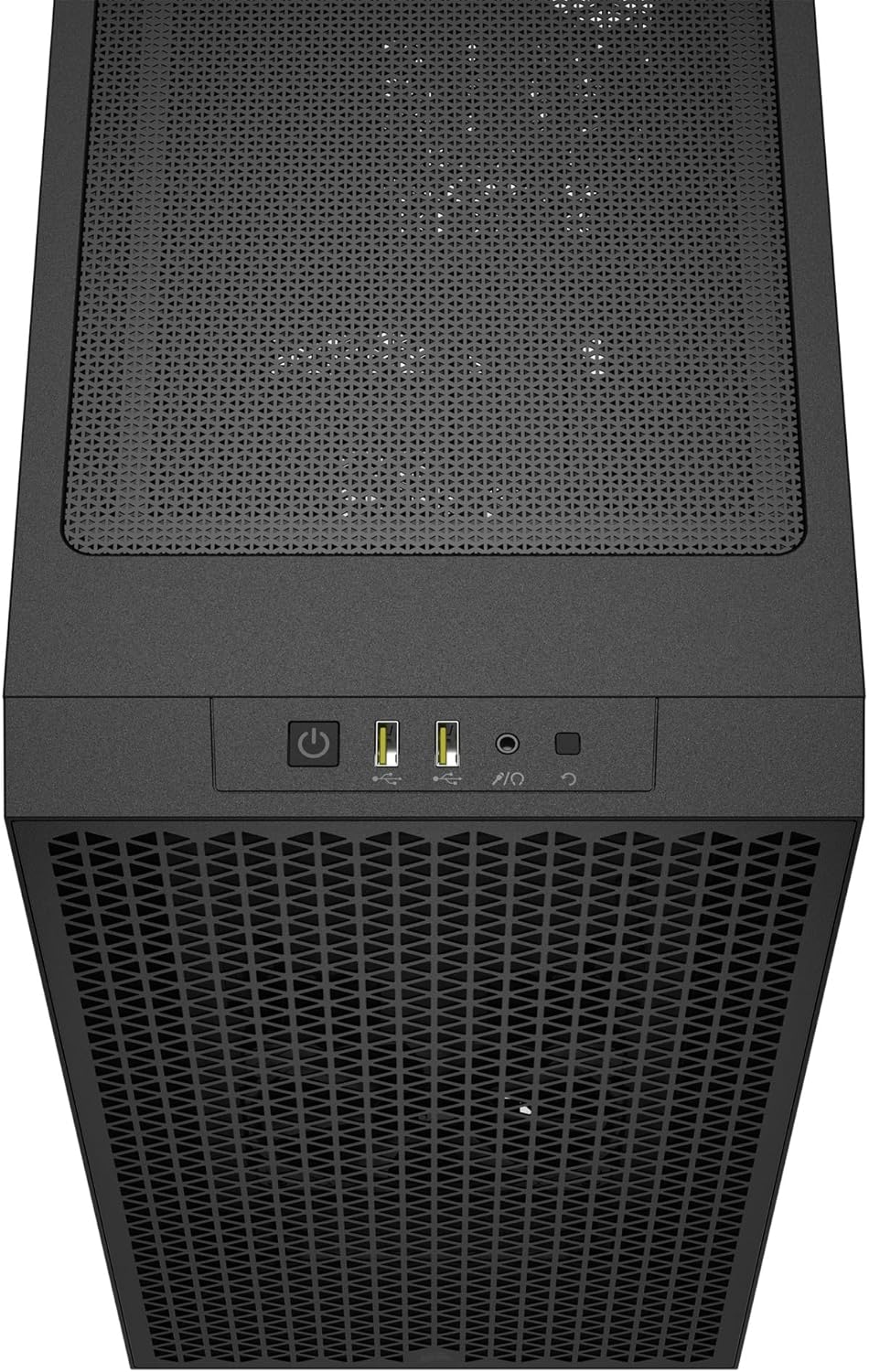 Caja para PC de torre media Corsair 3000D Airflow - Ventiladores de 3 pines - Compatibilidad con GPU de cuatro ranuras - Se adapta a ventiladores de hasta 8 x 120 mm - Diseño de alto flujo de aire - Negro