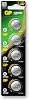 Gp Batteries Cr2032, 5-Piece Card, Lithium Button Battery, 3 Volt