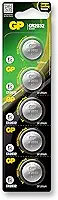 Bateria Tipo Moeda GP Lithium 3V 220mAh, Blister com 5 unidades (CR2032-C5)
