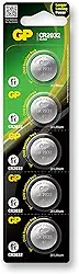 Bateria Tipo Moeda GP Lithium 3V 220mAh, Blister com 5 unidades (CR2032-C5)