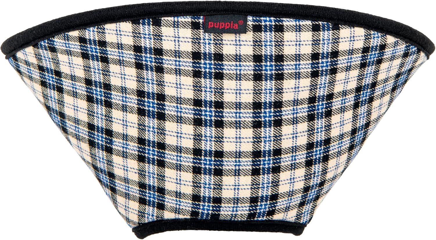 Puppia Charlie Cone Collar for Dogs After Surgery Fashionable Comfortable Pet Recovery Collar Elizabethan Dog Collar, Beige, Medium
