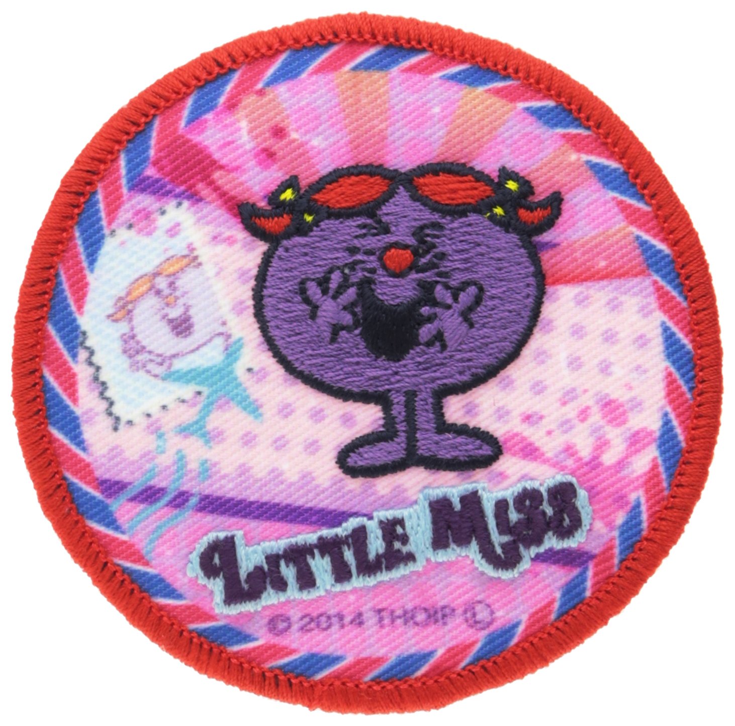 Écusson thermocollant Minoda MR.MEN LITTLE MISS badge coton brodé