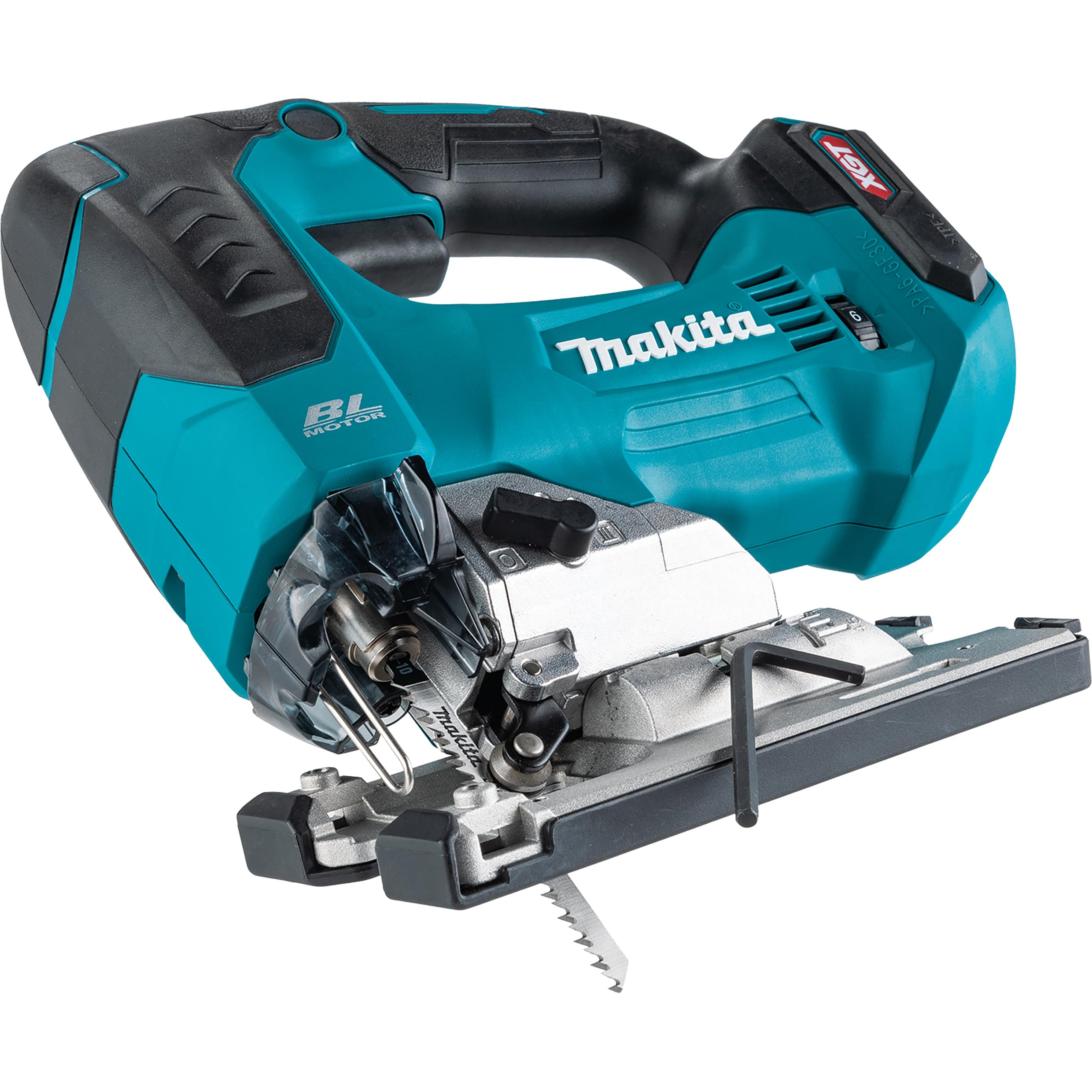 Makita JV002GZ - Sierra de calar colgante con batería (40 V, máx. (sin batería, sin cargador)