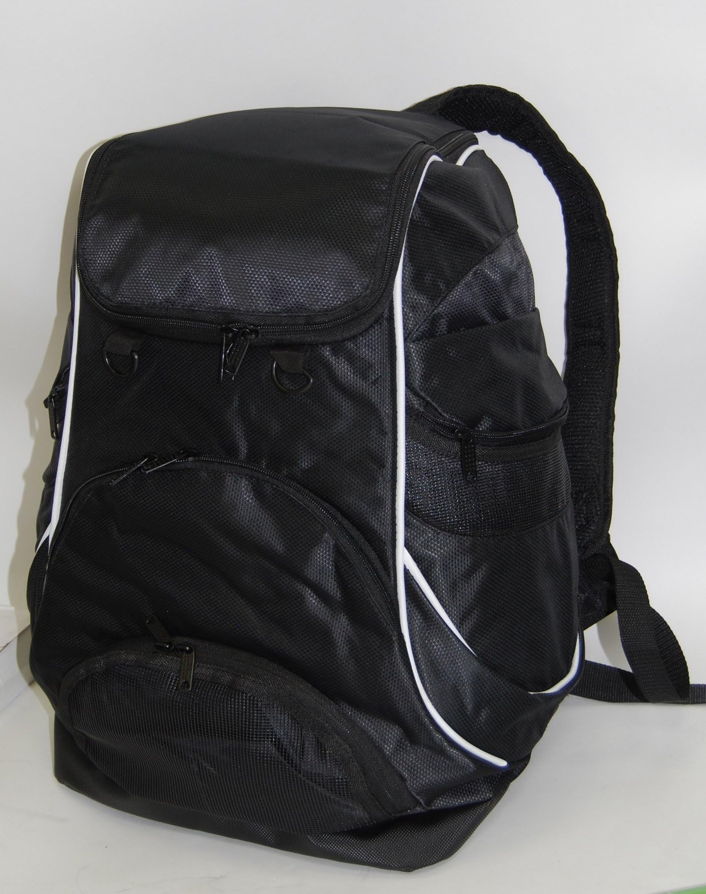 Elite Team Swimmer Backpack, Large Swimming Backpack with Pocket for Shoes/Wet Items - Black