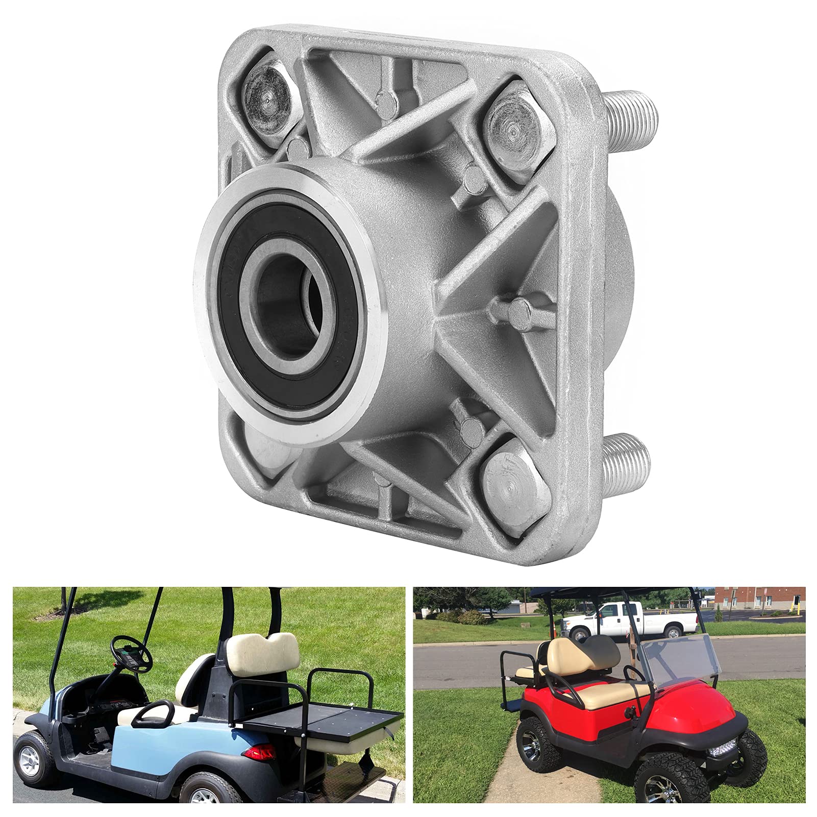 Aramox Assemblaggio Ruota Anteriore, 102357701 Sostituzione per Club Car DS/precedenti Modelli Elettrici a Gas