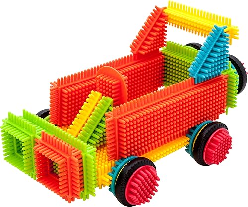 Miniatura 5 de PicassoTiles PTB151 Juego de 151 bloques dentados STEM de construcción, camión, temático, aprendizaje, kit educativo, desarrollo cerebral infantil,