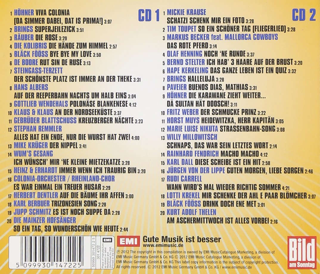 BamS - Die größten Karnevals- & Faschings-Hits